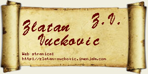Zlatan Vučković vizit kartica